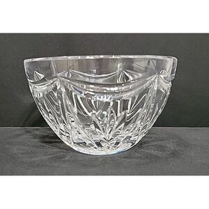 Waterford Crystal Rosette & Wedge Cut Bowl,  3" Tall X 5" Wide